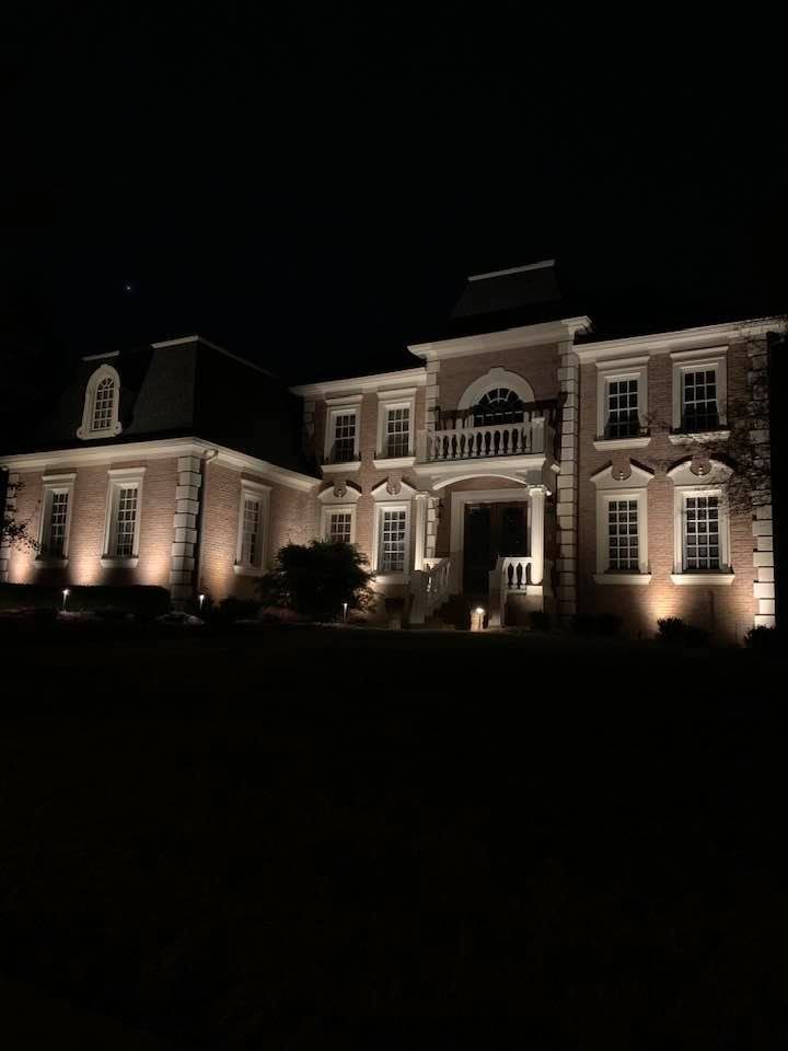 Landscape lighting project